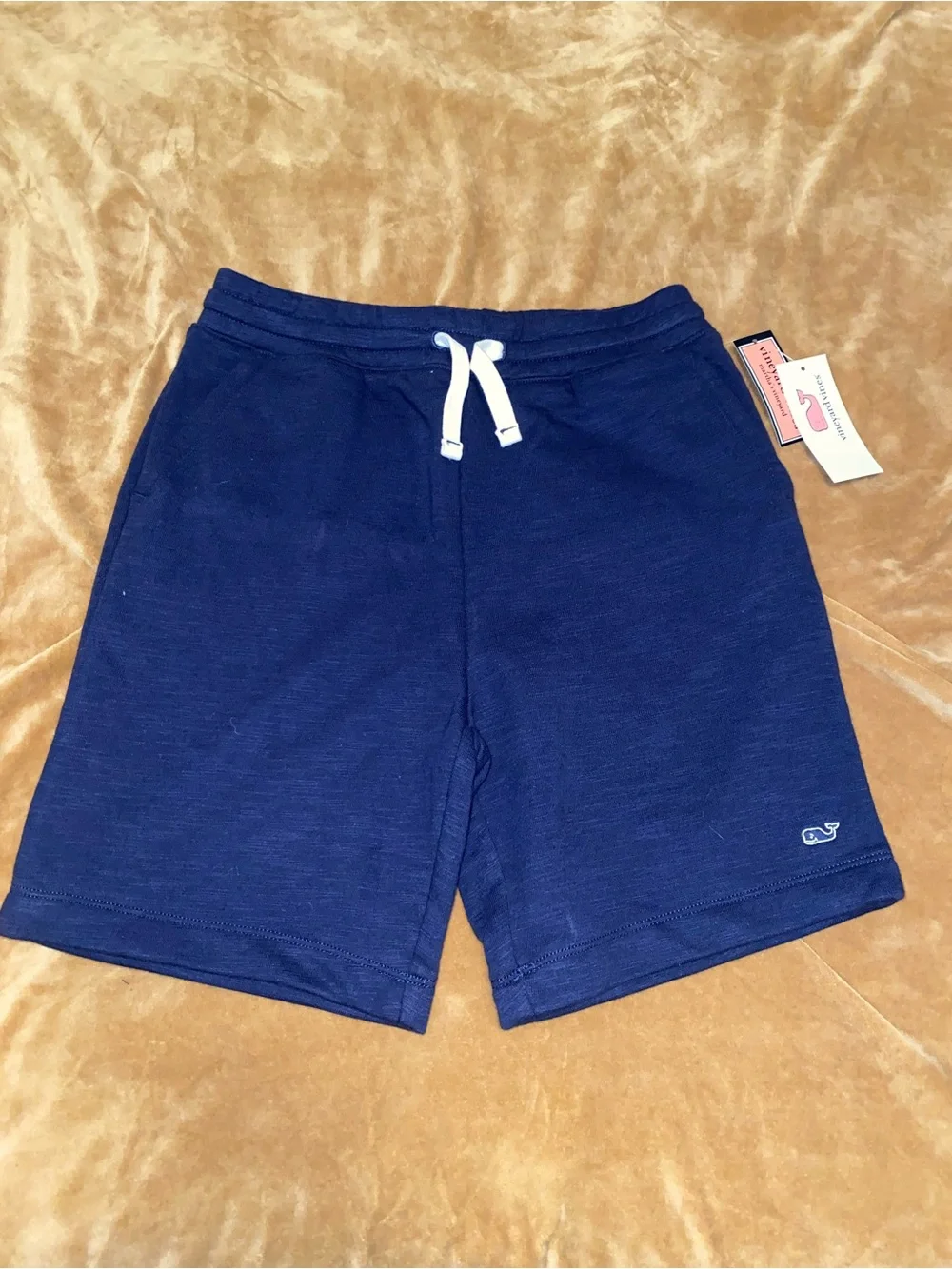 Vineyard Vines Boys Navy & Light Blue Athletic Shorts
